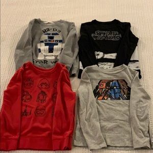 Gap long sleeve shirt lot STAR WARS